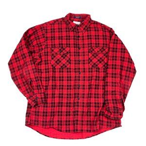 Sears Perma-Prest 80s Check Flannel Shirt Grunge